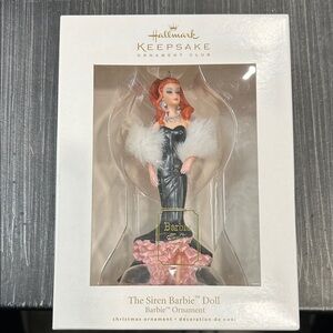 2010 Hallmark Keepsake The Siren Barbie Doll Ornament